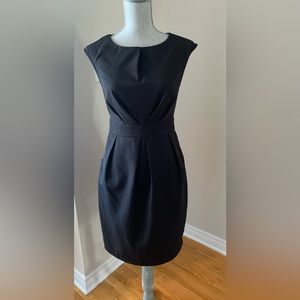 Apricot Black Dress